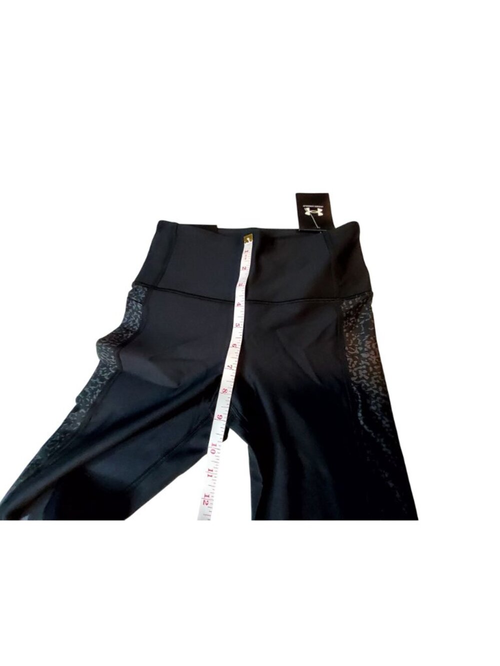 Under Armour Womens High-Rise Compression Ankle Legging XS Black Polyester Blend - Picture 4 of 13